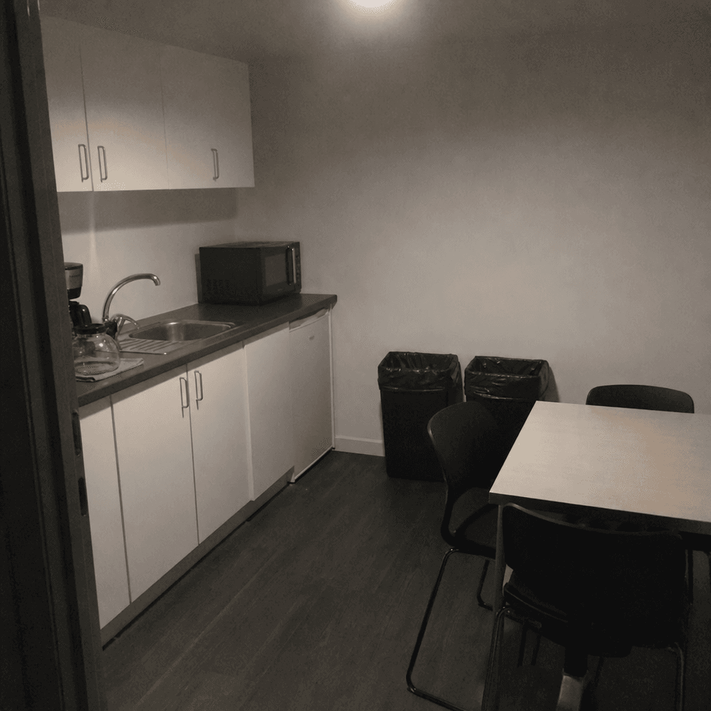 Break room, Northgate Medical Suites, 12 Feb 2026